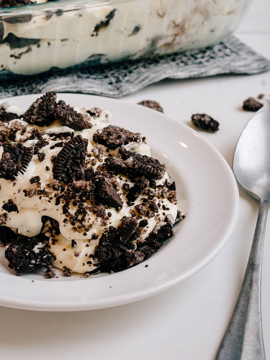 Oreo Dirt Pudding Dessert - The Recipe Life