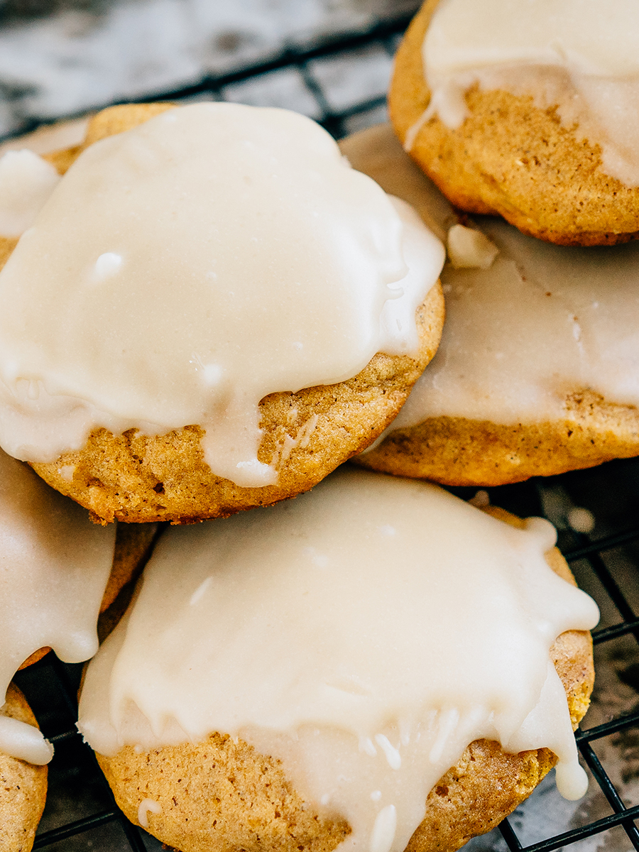 Day 2: Soft Glazed Pumpkin Cookies - Lovin' From the Oven