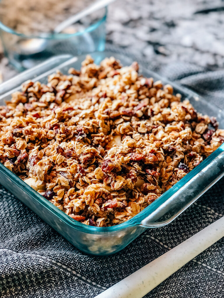 Baked Apple Cranberry Pecan Oatmeal - The Recipe Life