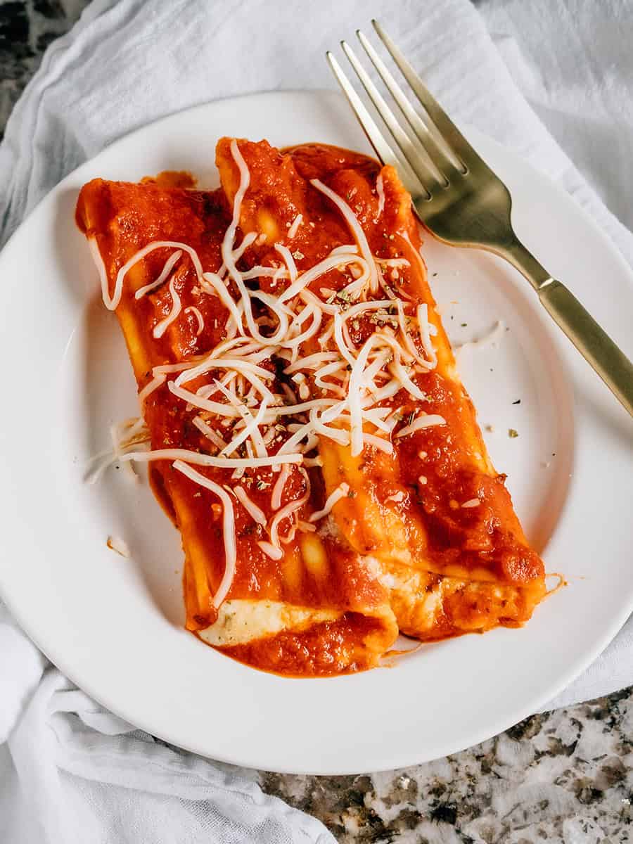 Easy Baked Manicotti - The Recipe Life