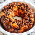 Monkey bread from frozen bread dough ready to eat and enjoy!