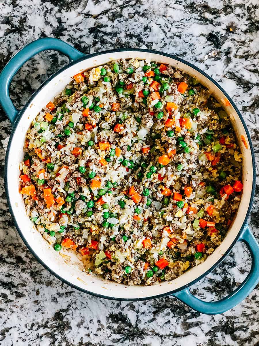 Ground Beef Fried Rice - The Recipe Life