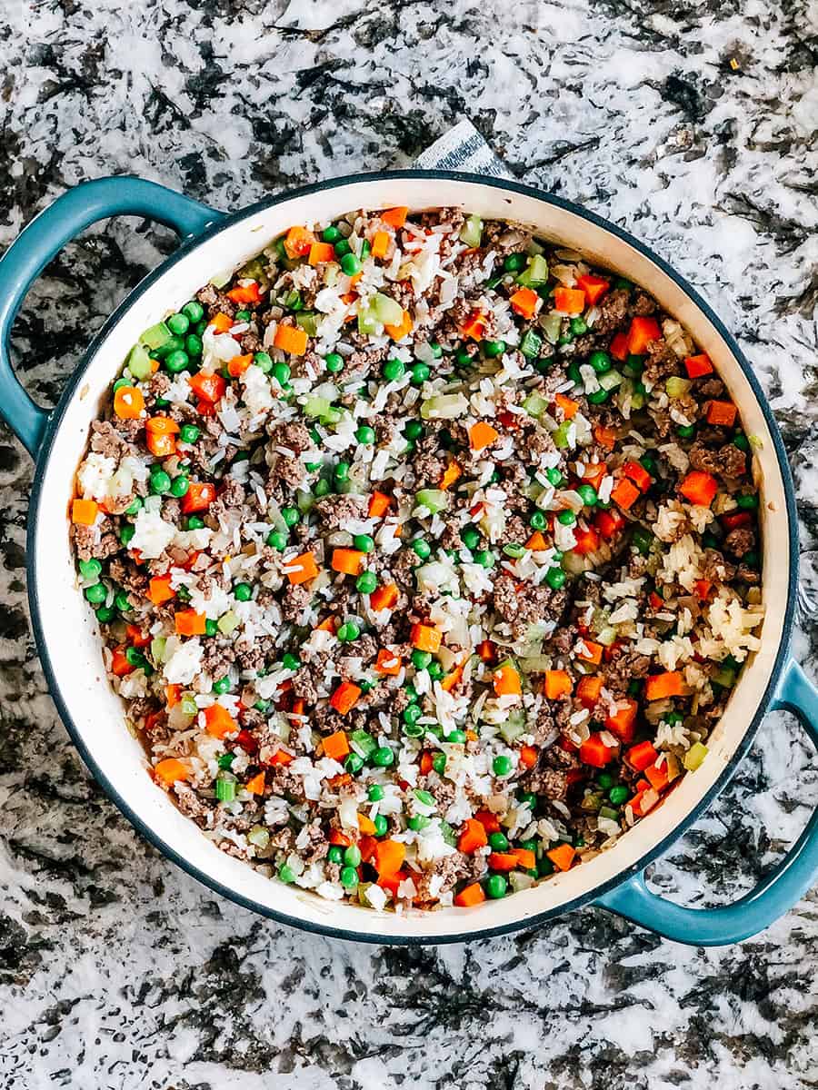 Ground Beef Fried Rice - The Recipe Life