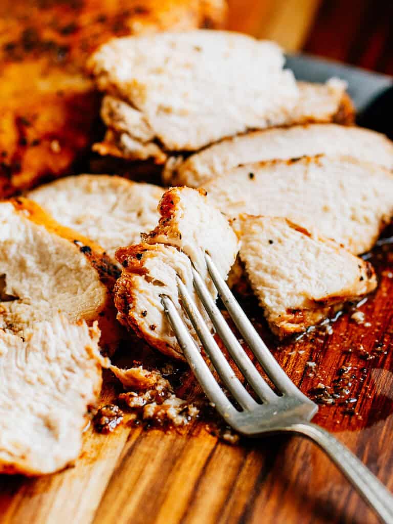 Tender chicken breasts covered in a warm and zesty seasoning and pan-fried to perfection!