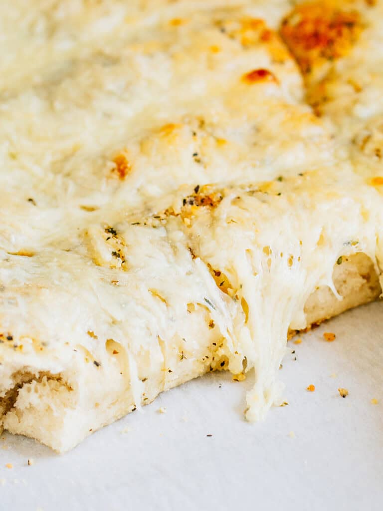 Cheesy homemade breadsticks to feed a crowd.